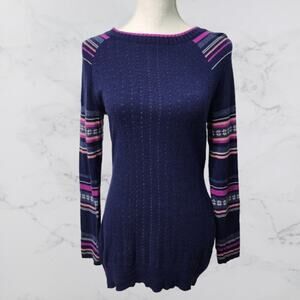 Krimson Klover Mover-Maker Crew Neck Tunic Sweater Small